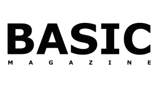 Basic magazine black logo